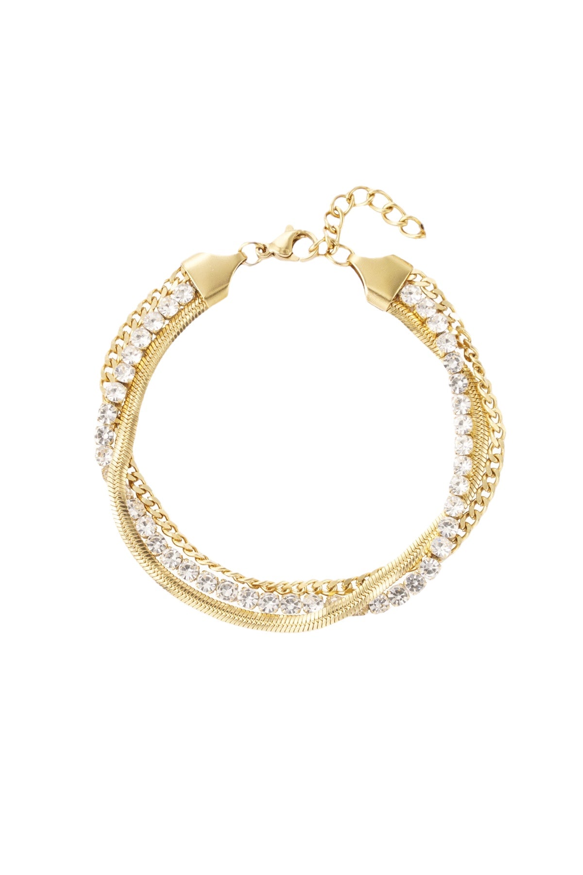 Double Zirkonia Armband