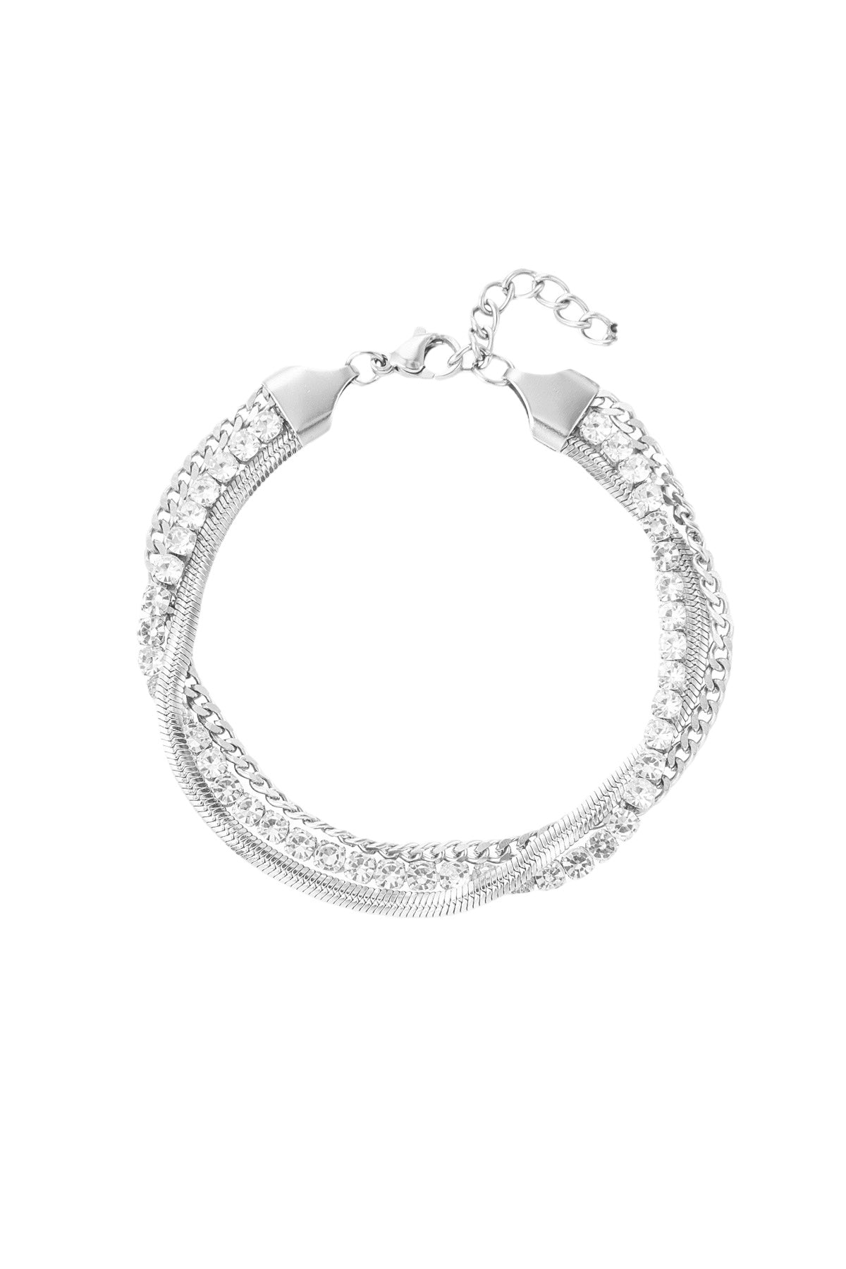 Double Zirkonia Armband